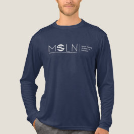 MOLN Camisa de manga larga de color oscuro triple