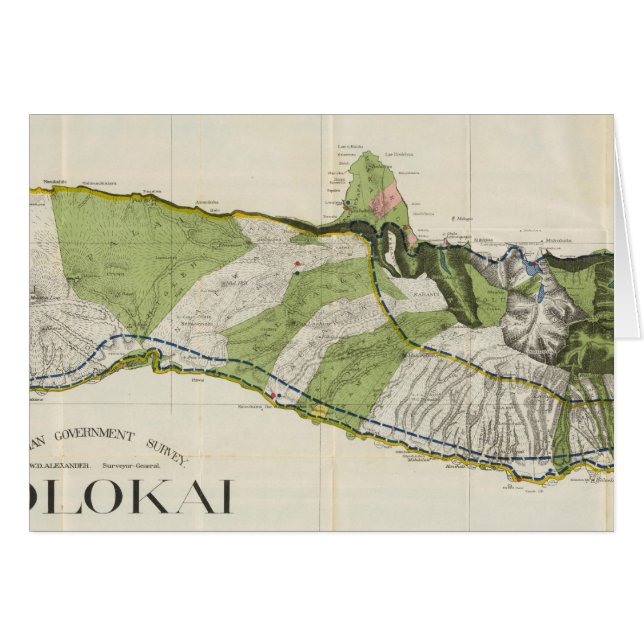 Molokai, Hawái (Anverso (Horizontal))