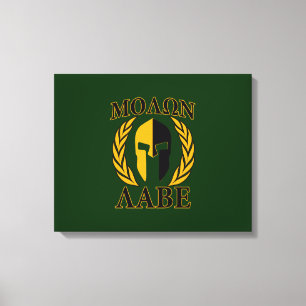 Molon Labe Laurels Espartano Decoración Verde Fore