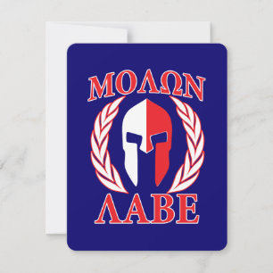 Molon Labe Laurels espartanos Tri Decoración De Co