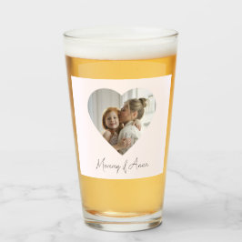 Mom Custom Name & Photo | Personalized Glass Cup