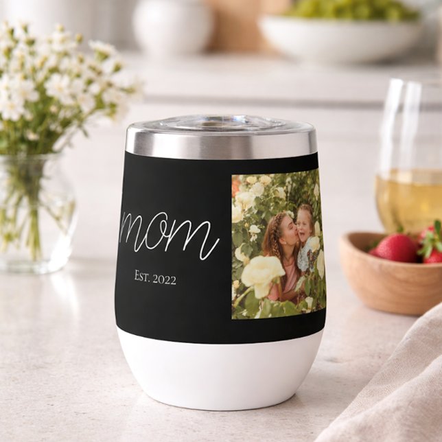 Mom Established Modern Bold Script Black Photo (Subido por el creador)