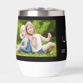 Mom Established Script Black Photo