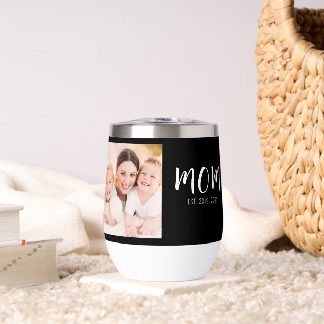 Mom Established Script Black Photo (Sala de estar (girada))