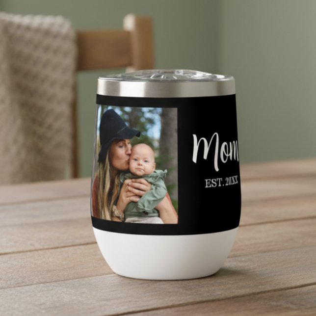 Mom Established Script Black Photo  (Subido por el creador)