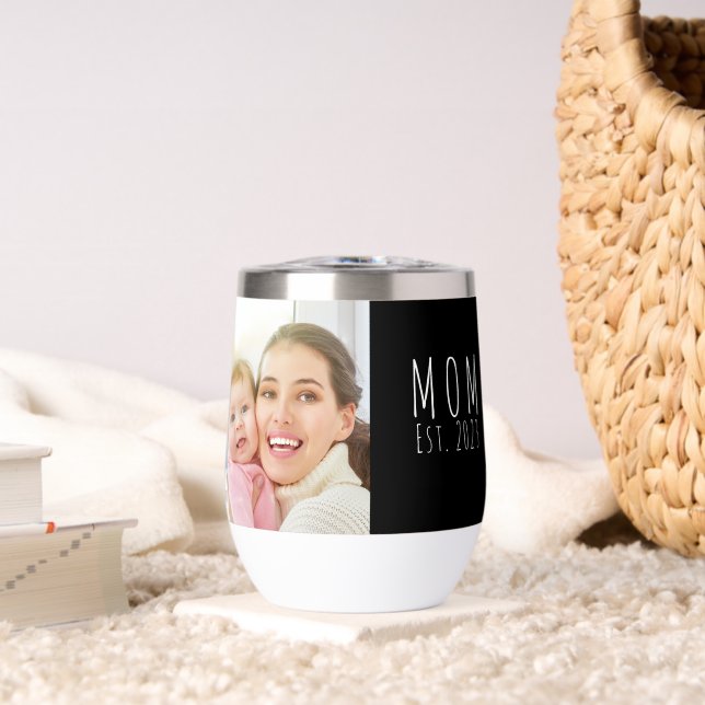 Mom Established Script Black Photo (Sala de estar (girada))