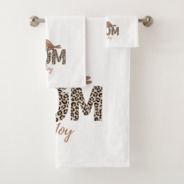 MOM - Mi juego de toallas de baño de alegría