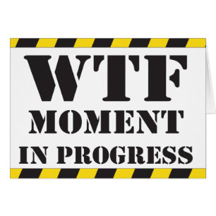 Momento de WTF en curso