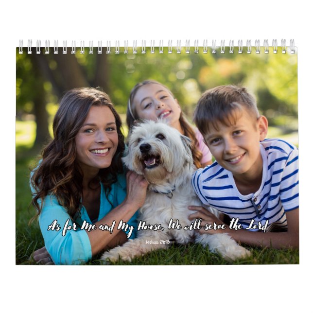 Momentos bendecidos: Calendario fotográfico de Per (Reverso)