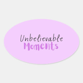 Momentos increíbles Pegatina