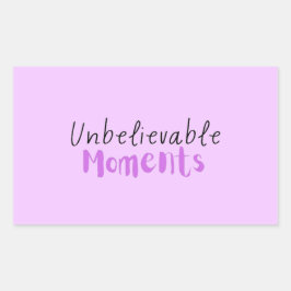 Momentos increíbles Pegatina