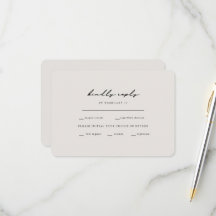 Momentos simples Opciones de cena Beige RSVP Redon