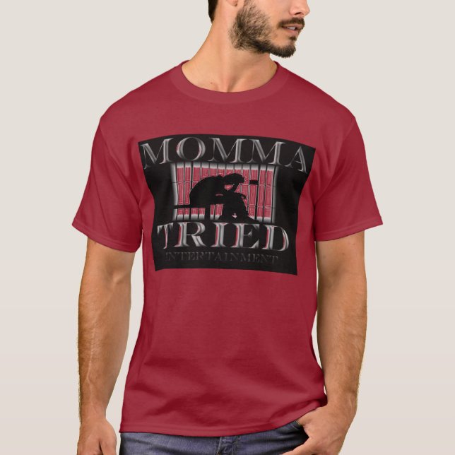 Momma intentó Ent.  Camiseta de la ampliación de (Anverso)
