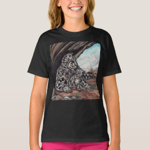 MOMMA Y CUB NIEVE LEOPARE top