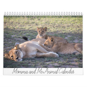 Momma y yo calendario animal