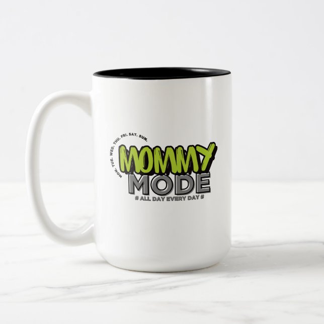 Mommy Mode Mug - Gracioso regalo de la Copa de Caf (Izquierda)