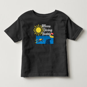 Moms Diving Buddy Design - Todler Fine Jersey T-S