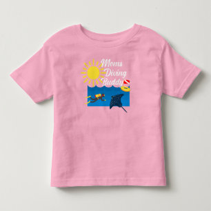 Moms Diving Buddy Design - Todler Fine Jersey T-S