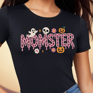 MOMSTER - Camiseta De Halloween Graciosa Para Mamá