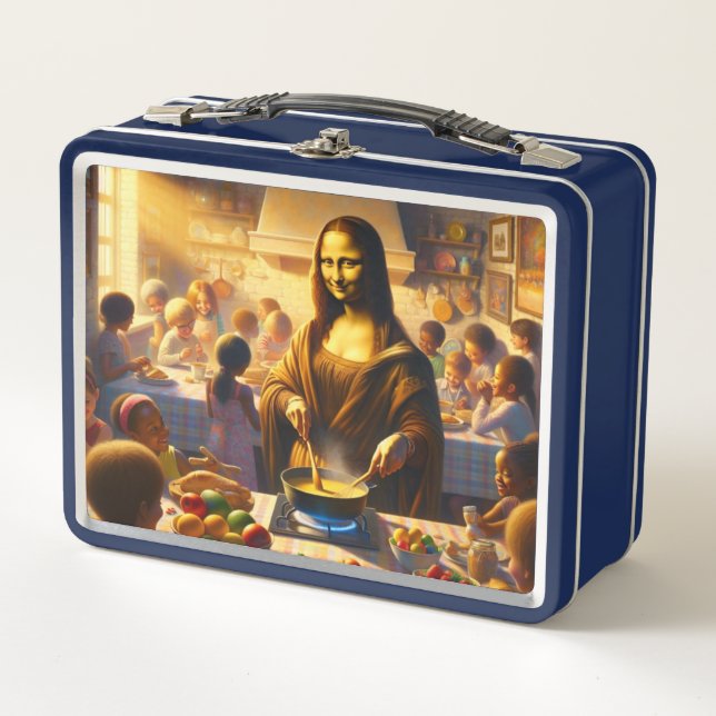 Mona con niños (Anverso)