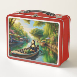 Mona en un bote en Tailandia