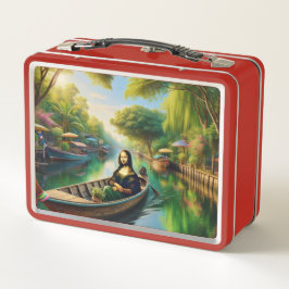 Mona en un bote en Tailandia