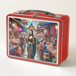 Mona está en el mercado indio de Tailandia