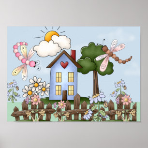 Mona imagen de arte popular campestre