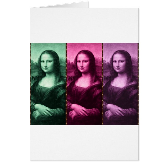 Mona Lisa Animal Print Green Pink Purple (Frente)