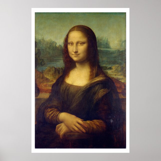 Mona Lisa: Arte mural atemporal del Renacimiento (Frente)