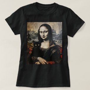 Mona Lisa con camiseta de gato