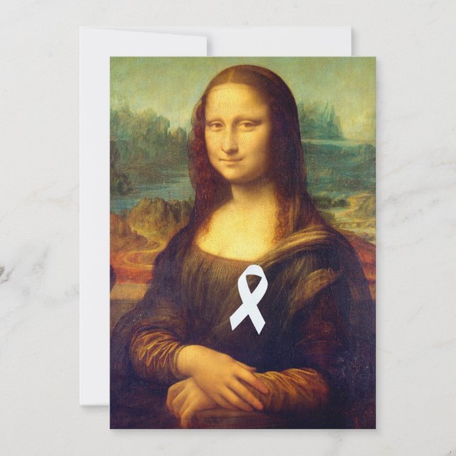 Mona Lisa Con Cinta Blanca (Anverso)
