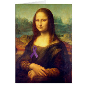 Mona Lisa Con Cinta Púrpura