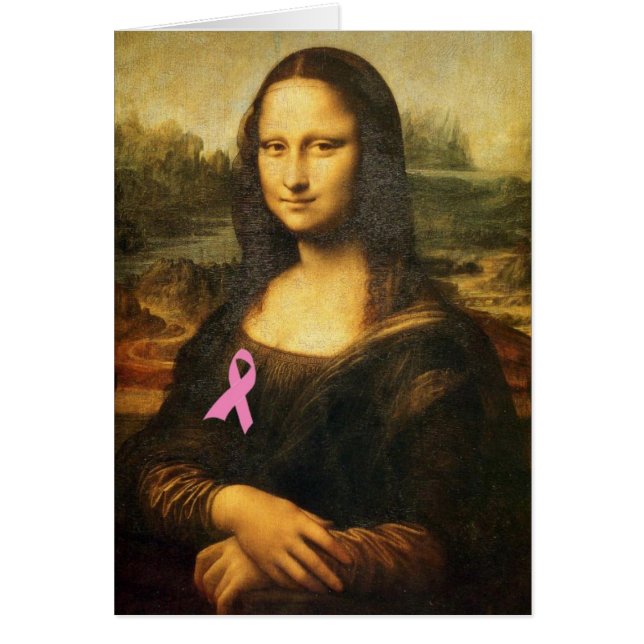 Mona Lisa Con Cinta Rosa (Frente)