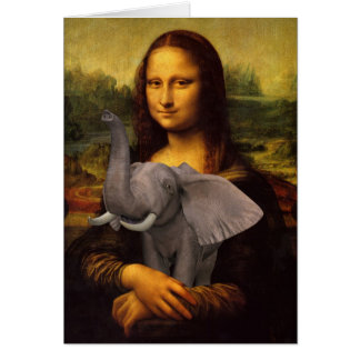 Mona Lisa Con Elefante