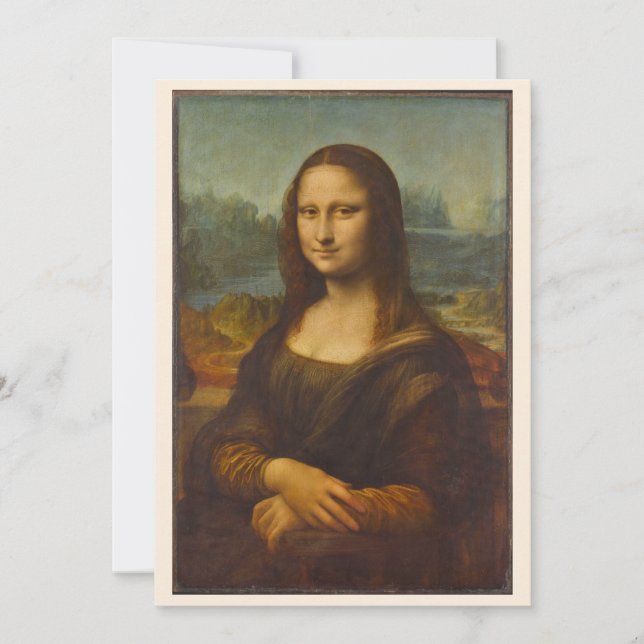 Mona Lisa de Leonardo da Vinci, Arte del Renacimie (Anverso)