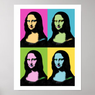 Mona Lisa - Estilo de arte pop