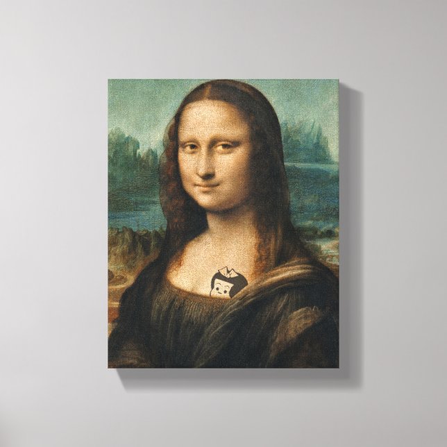 Mona Lisa, Impresión de lienzo actualizada (Anverso)
