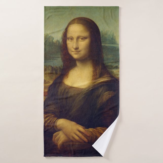 Mona Lisa, Leonardo da Vinci (Toalla de baño)
