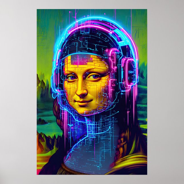 Mona Lisa Meme Arte Pop (Frente)