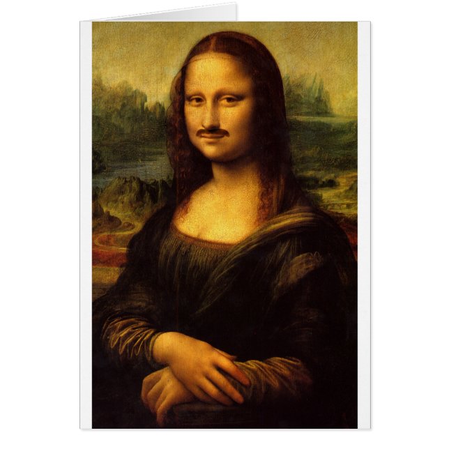 mona lisa mustache (Frente)