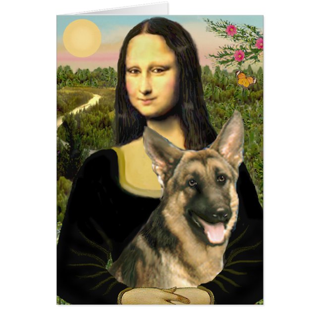Mona Lisa - Pastor alemán 2 (Frente)