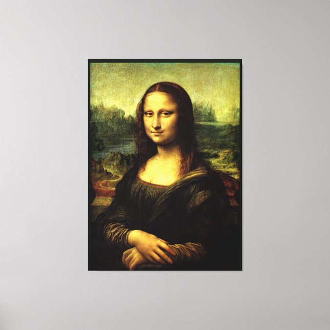 Mona Lisa, pintura de arte fino, (Anverso)