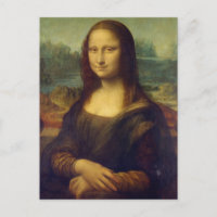 Mona Lisa por la postal Leonardo da Vinci