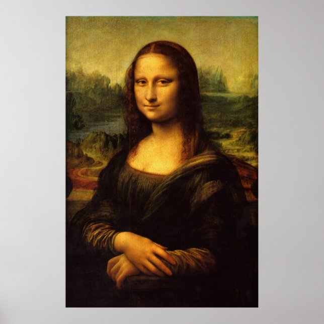 Mona Lisa - Poster de arte de la reproducción (Frente)
