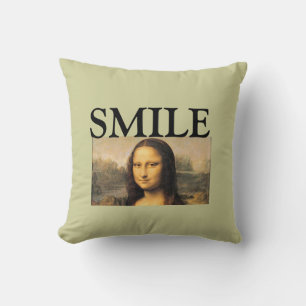 Mona Lisa, SMILE, lanzar almohada
