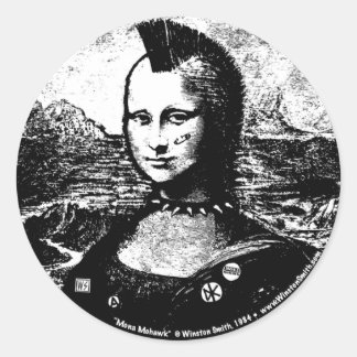 Mona Mohawk Pegatina