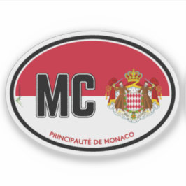 MONACO Principado de Mónaco 01 Pegatina
