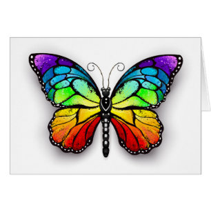 Monarca de mariposa arcoiris