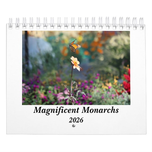Monarcas Magníficos Calendario 2025 (Tapa)